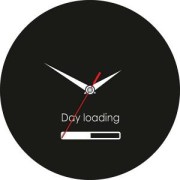 Часы Day loading загрузка