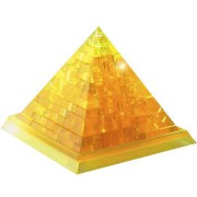 Головоломка 3D пазл Пирамида желтая  "Сrystal puzzle"