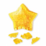 Головоломка 3D пазл Звезда желтая "Сrystal puzzle"