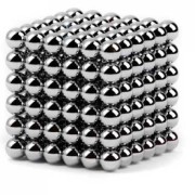 Головоломка NeoCube - мини 6мм 216 сфер (Нео куб) серебро