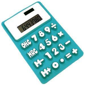 Калькулятор на холодильник с магнитом бирюзовый