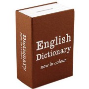 Книга сейф Английский словарь мини коричневый