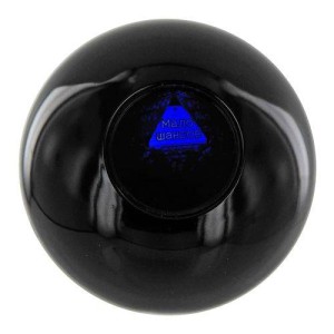 Магический шар ответов Magic 8 ball 7 см черный