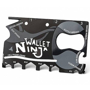 Мультитул набор инструментов Wallet Ninja 16 в 1
