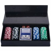 Набор для покера на 100 фишек в подарочной коробке
