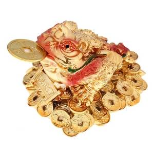 Нацкэ золото жаба с рогом на монетах и слитках с надписью