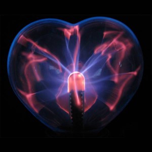 Плазма колба в виде сердца