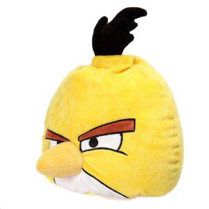 Подушка AngryBirds желтая