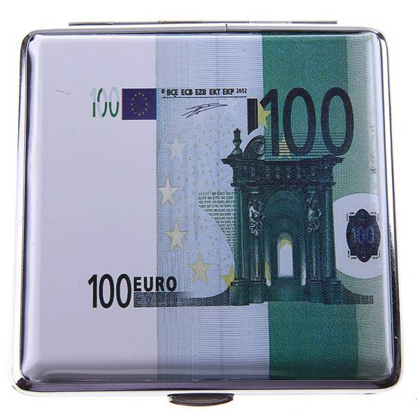 Портсигар деньги евро 100