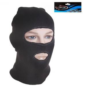 Шлем-маска для лица  с двумя отверстиями