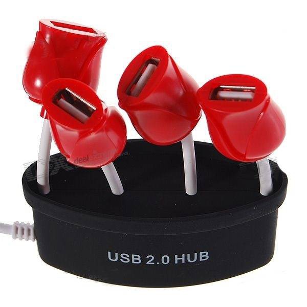 USB Разветвитель HUB тюльпаны