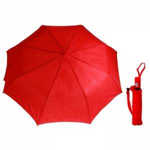 Зонт полуавтомат красный
