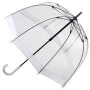 Зонт прозрачный с белой каемкой